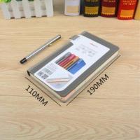 分类皮面笔记本办公文具带索引记事本标签加厚日记本随身手账本 小号灰色