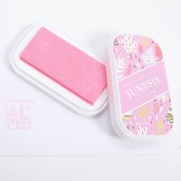 国产金属色UM系列珠光单色大盒印台 手工DIY橡皮章手帐印台印泥 UM-01闪光婴儿粉