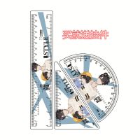 伪装学渣广播剧周边亚克力尺子 ins风贺朝谢俞周边二次元挂件文具[9月13日发完] 贺朝