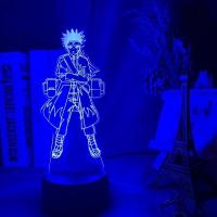 火影忍者小夜灯动漫台灯生日礼物火影灯火影周边宿舍灯送男友同学 鸣人二 七彩触摸款