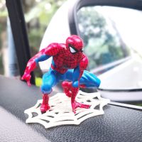 动漫蜘蛛手办侠关节可动人偶复仇者摆件联盟漫威公仔玩具发光模型 白网蜘蛛侠