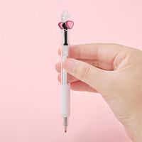 新款BP粉墨LISA JENNIE锤子灯同款透明黑色中性笔水笔文具周边 团体 子弹型0.5