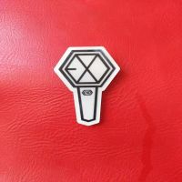 BTS GOT7 BLACKPINK TWICE EXO 防弹少年团创意钥匙扣 挂件饰品 EXO胸针