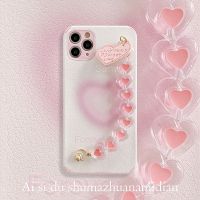 简约渐变爱心手链OPPOA93手机壳Reno6/4se/3少女粉K7/A72软壳A11X 手链-粉爱心晕染Summer