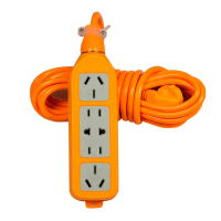 防摔接线板户外加长电动车充电电源延长线插座插排拖线板2米~30米 带2米线