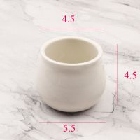 刺身装饰品干冰杯小壶小罐盅点缀盘饰小摆件创意摆盘日式牙签筒 白色小干冰壶