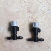 雾化微喷头套装 自动浇花器降温喷 喷头喷灌系统家用农业灌溉设备 4/7三通加灰色喷头 10套