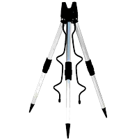 海竿支架多功能三角支架远投伸缩筏杆矶钓竿铝合金加厚三脚炮台 三角支架(小号)无布袋