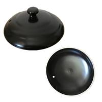 耐高温陶瓷砂锅盖子干烧锅盖各种型号砂锅煲盖汤锅盖煲仔饭石锅盖 16.5厘米黑色盖子