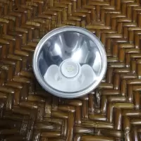 3.7v黄光户外铝合金反光杯头灯矿灯聚光手电筒钓鱼灯LED伏光源组 5.2厘米铝合金5w强光灯头
