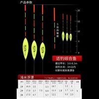 冬钓小鱼漂超醒目加粗尾鲫鱼漂浅水漂石斑漂纳米黑坑野钓超短浮漂 1号一支(吃铅1.2g)