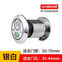 防盗门猫眼家用通用家用王力防盗门猫眼门镜老式门上通用金属带盖 景元孔径35mm门厚5--7cm