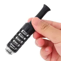 懒人烟嘴不掉烟灰抽神器吸烟神器车内防烟灰家用不掉烟灰神器 (粗烟专用不带点烟器)黑