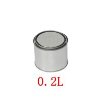 油漆桶铁皮桶空桶乳胶漆桶圆桶涂料桶带盖小铁罐沥青取样0.2-20L 0.2L圆桶