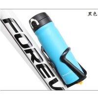 自行车水壶架水杯架山地车公路车通用水壶架大小号可调节塑料壶架 黑色