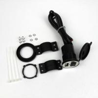 摩托车电动车手机充电器改装件防水电瓶车载USB充电器12V点烟座充 普通款(12-24v)