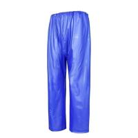 加厚牛筋雨衣防暴雨全身雨裤套装男工地干活工作女成人男士批发 海蓝色(单件雨裤) 均码