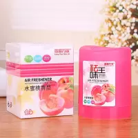 香飘万家汽车香膏固体香水车用持久除异味车载香水摆件空气清新剂 水蜜桃香型1个