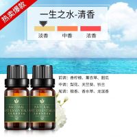 车载加湿器专用水溶性香薰植物精油汽车空气净化器香水补充液香味 2瓶一生之水