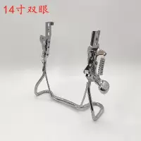 简易款二电动车后架免拆卸小架电动车通用14寸/16寸/双开/双孔 14双丝+螺丝