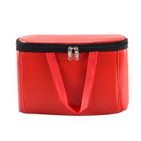 自行车车筐折叠前车篮山地车电动车后货架车筐单车前挂通用菜篮子 防水PU红色内包[无车筐]