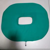 加厚家用充气圆形坐垫气垫防褥疮气垫圈橡胶内胆舒适耐用气垫 椭圆气垫(绿色)