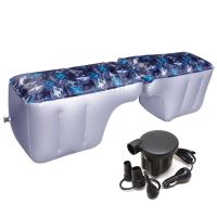 车载分体间隙垫后排充气凳SUV小车通用间隙垫充气床自驾用品 分体间隙垫-运动蓝 不带气泵