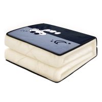 汽车抱枕被子两用二合一多功能车载抱枕被子腰靠汽车头枕颈枕一对 酷酷狗 头枕2个