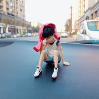 湘北五虎灌篮高手个性创意汽车摆件车载装饰动漫手办中控台摆件潮 潮服流川枫