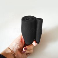 硅胶汽车方向盘套 防滑耐磨硅胶方向盘把套四季通用方向盘套 黑