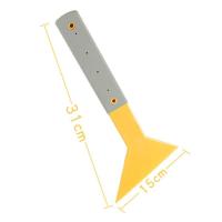 车雪铲清雪铲车用长三角铲雪铲冰铲车玻璃除雪工具除雪推雪 长手柄大三角刮雪铲