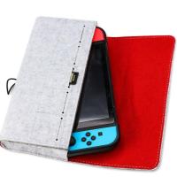 任天堂switch便携收纳包NS保护包switch主机保护包收纳包防摔防碰 浅灰色款收纳包