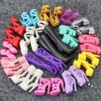 芭比娃娃鞋子 高跟掂脚底的 一包随机15双左右 加送水晶鞋 芭比娃娃鞋子15双左右加送水晶鞋