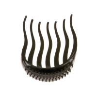 马尾梳淑女马尾蓬松神器韩国扎头发发梳插梳发叉蓬发发插盘发 黑色一个