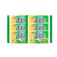 绿伞洗衣皂去污皂108g*6/7/10/14块 清新柠檬香洁净去污家庭装 柠檬香洗衣皂108g*6块