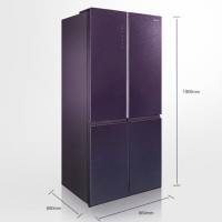 海信(Hisense)对开门冰箱BCD-555WTDGVBPIV麒麟冰釉