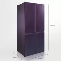 海信(Hisense)对开门冰箱BCD-555WTDGVBPIV麒麟冰釉