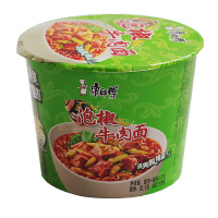 康师傅老坛泡椒牛肉面111g