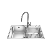 欧琳不怕油不锈钢水槽CS209N+9633