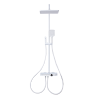 欧琳白色钢琴键花洒2310-W