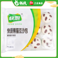 三全(绿)快厨熊猫豆沙包360g