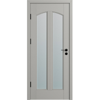 欧派木门 红胡桃木水性原木厨卫门 OPMA-7204AZ(配备钢化透明/玉砂玻璃)