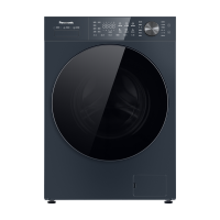 松下(Panasonic)滚筒洗衣机 XQG100-E312 天暮蓝 量子银除菌 智能投放 6维云感减震 专剂超洁洗