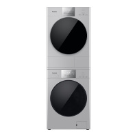 松下(Panasonic)洗烘套装C30F+CR30F 洗10KG烘10KG 悦动银 6维云感减震 水氧泡沫净 净风烘