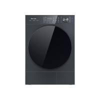 松下(Panasonic)变频热泵式前开式烘干机NH-ER31P 钛晶灰 WiFi 双变频 悬浮智烘 除菌烘 除毛烘