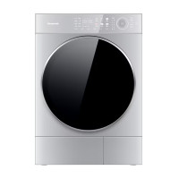 松下(Panasonic)滚筒式热泵干衣机NH-LR198 急速银 AI智烘 除菌烘 除毛烘 幻彩一体屏 琉光星环