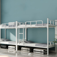 家优梦 上下铺铁架床双层床铁艺床双人宿舍床上下床铁床高低床高床架子床