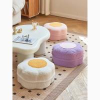 小凳子家用客厅矮凳时尚创意茶几凳沙发垫脚凳儿童圆凳布艺小板凳
