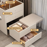 梳妆台卧室翻盖实木智能床头柜一体小户型化妆桌2023新款现代迷你