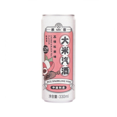 米客大米汽酒栛枝红茶味330ml*24